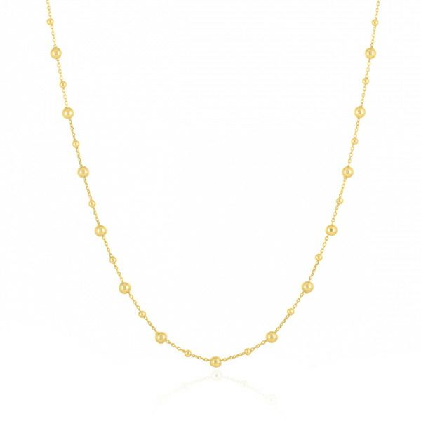 ザラブリー ファインジュエリー レディース アクセサリー ネックレス・チョーカー レース The Lovery Fine Jewelry Gold Bead Station Chainecklace