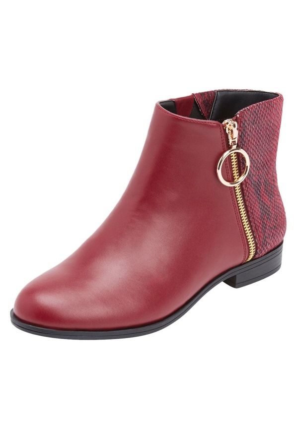 コンフォートビュー レディース シューズ ブーツ・レインブーツ Comfortview The Addi Bootie Wine ワイン