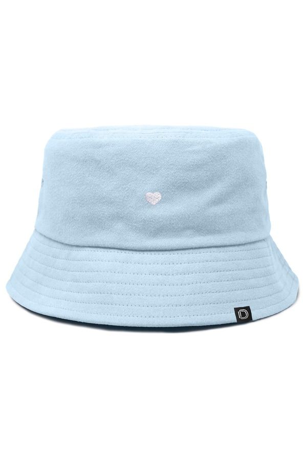 ダリックス レディース アクセサリー 帽子 Dalix Lil Heart Bucket Hat Forever Blue ブルー
