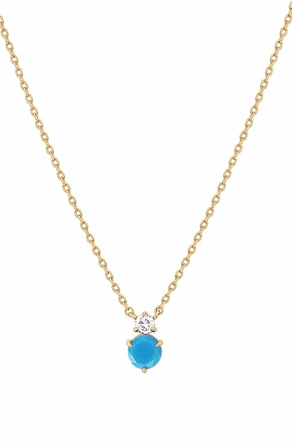 ベアフルーツジュエリー レディース アクセサリー ネックレス・チョーカー レース Bearfruit Jewelry 14k Gold Platedeux Birthstonecklace Perso