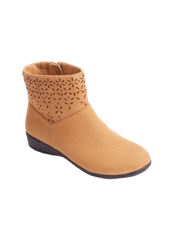 コンフォートビュー レディース シューズ ブーツ・レインブーツ Comfortview The Zenni Bootie Camel キャメル