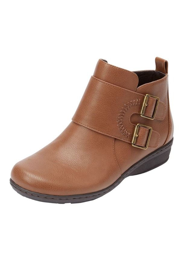 コンフォートビュー レディース シューズ ブーツ・レインブーツ Comfortview The Amberly Shootie Brown ブラウン
