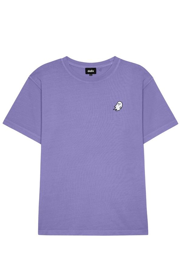 ダリックス メンズ トップス Tシャツ Dalix Mens Ghost Midweight Garment Dye Tee Purple Haze パープル