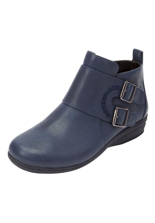コンフォートビュー レディース シューズ ブーツ・レインブーツ Comfortview The Amberly Shootie Navy ネイビー