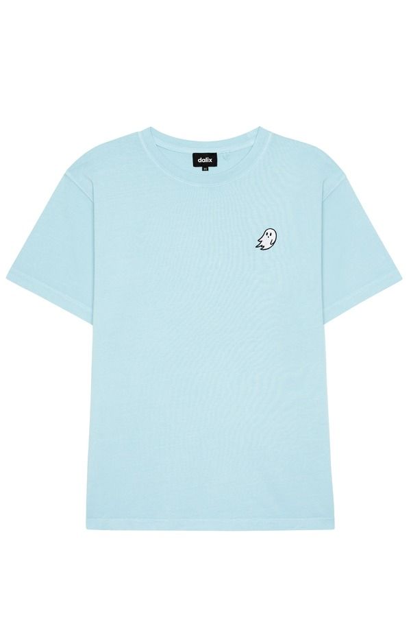 ダリックス メンズ トップス Tシャツ Dalix Mens Ghost Midweight Garment Dye Tee Sky Blue ブルー
