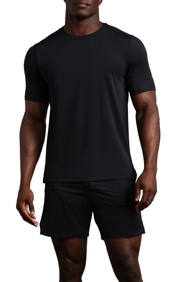 ローヌ メンズ トップス Tシャツ Rhonendure TShirt Pure Black ブラック