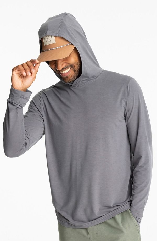 フリー フライ メンズ トップス シャツ パーカー Free Fly Elevate Lightweight Performance Hoodie Smoke スモーク