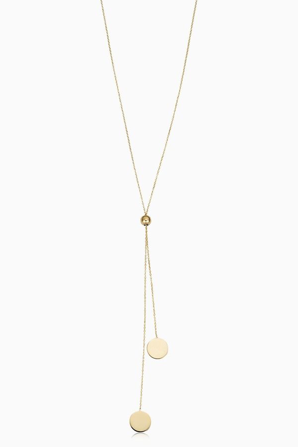 オラディナ レディース アクセサリー ネックレス・チョーカー レース Oradina 14K Gold Manhattan Lariat Necklace Yellow Gold イエロー