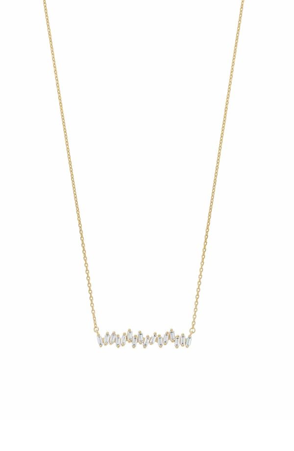 ベアフルーツジュエリー レディース アクセサリー ネックレス・チョーカー レース Bearfruit Jewelry Sterling Silver 18k Gold Plated Clarabstr