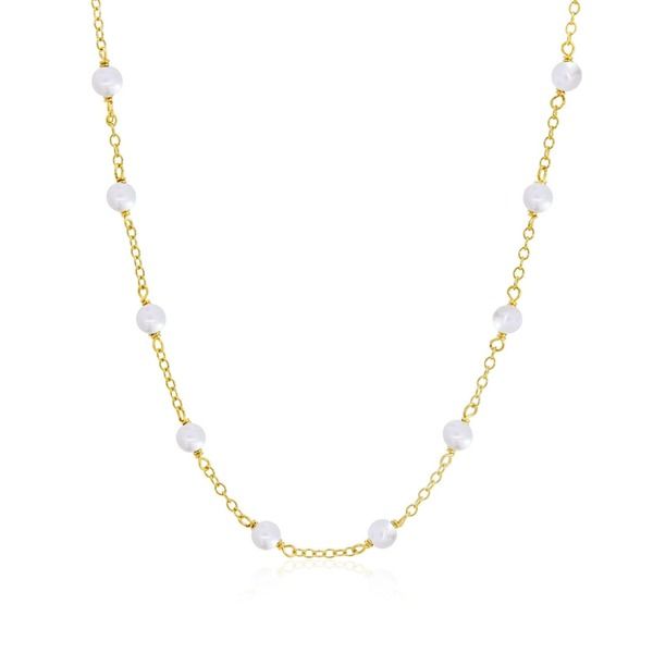 ザラブリー ファインジュエリー レディース アクセサリー ネックレス・チョーカー レース The Lovery Fine Jewelry Pearl Bead Chainecklace Pearl パ