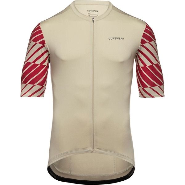 ゴアウェア メンズ トップス シャツ ジャージー GOREWEAR Swiftride Optical Jersey Mens Tech BeigeUtility Red レッド