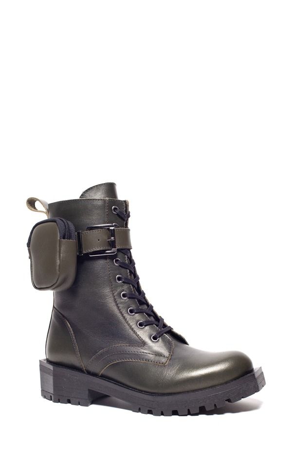 ユニティーインダイバーシティー レディース シューズ ブーツ・レインブーツ Unity in Diversity Marisa Combat Boot Green Camo Leather グリーン