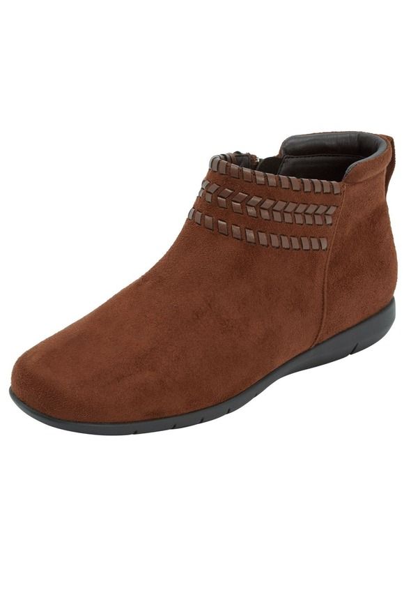 コンフォートビュー レディース シューズ ブーツ・レインブーツ Comfortview The Farren Bootie Chestnut
