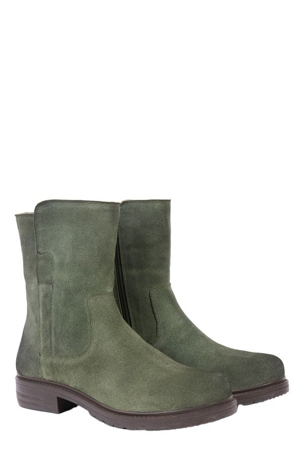 ケルティックアンドコー レディース シューズ ブーツ・レインブーツ アンクル レザー Celtic Co Essentialeather Ankle Boots Olive オリーブ