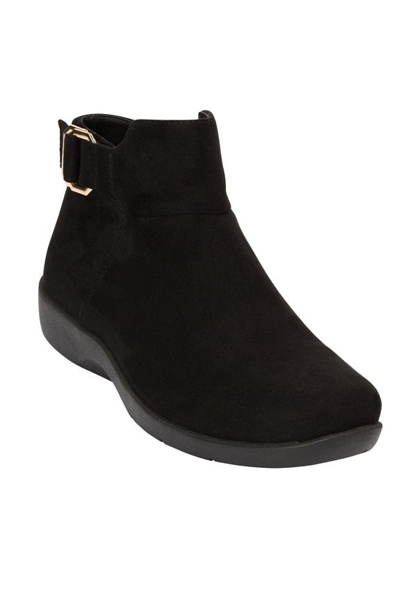 コンフォートビュー レディース シューズ ブーツ・レインブーツ Comfortview The Cassie Bootie Black ブラック