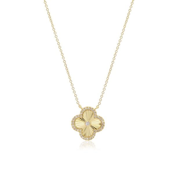 ザラブリー ファインジュエリー レディース アクセサリー ネックレス・チョーカー レース The Lovery Fine Jewelry Fluted Goldiamond Accent Single