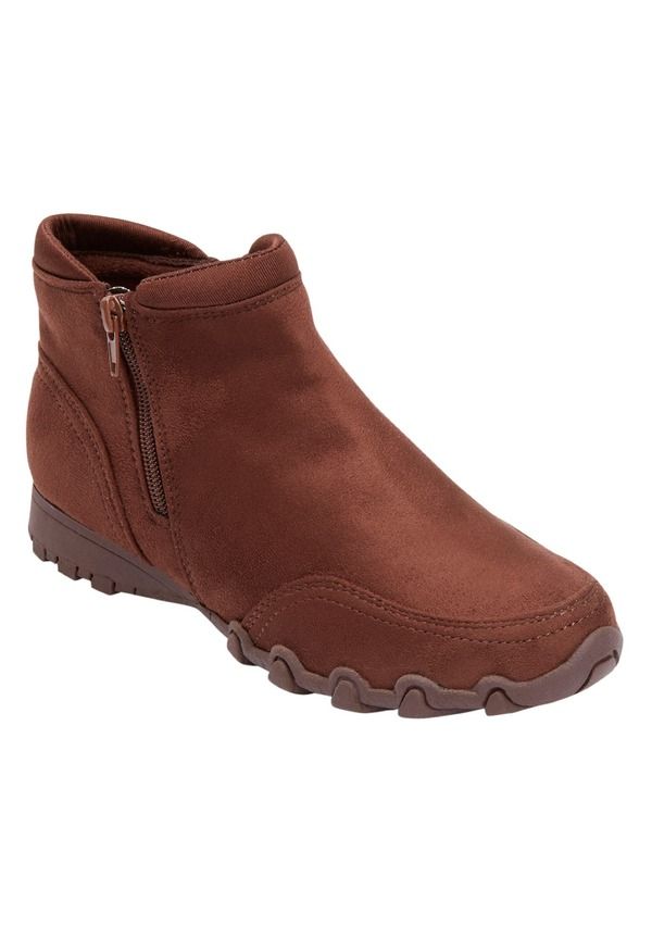 コンフォートビュー レディース シューズ ブーツ・レインブーツ Comfortview The Ashootie Brown ブラウン