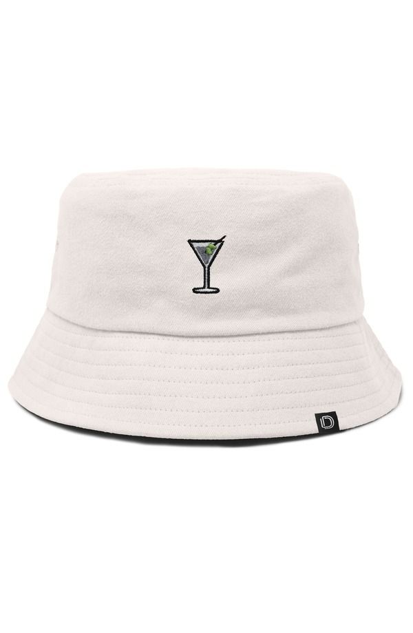 ダリックス レディース アクセサリー 帽子 Dalix Martini Bucket Hat Parchment White ホワイト