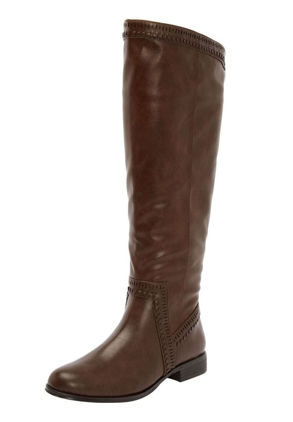 コンフォートビュー レディース シューズ ブーツ・レインブーツ Comfortview The Malina Wide Calf Boot Brown ブラウン