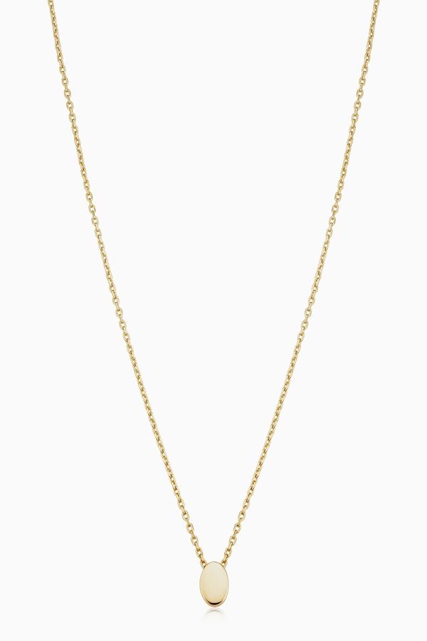 オラディナ レディース アクセサリー ネックレス・チョーカー レース Oradina 14K Yellow Gold Sweet Oval Pendant Necklace Yellow Gold イ