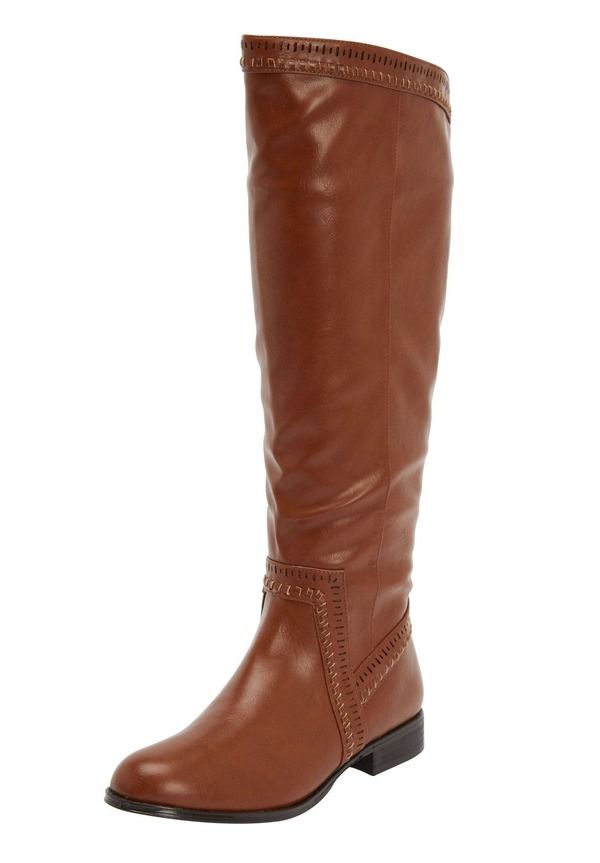 コンフォートビュー レディース シューズ ブーツ・レインブーツ Comfortview The Malina Wide Calf Boot Cognac