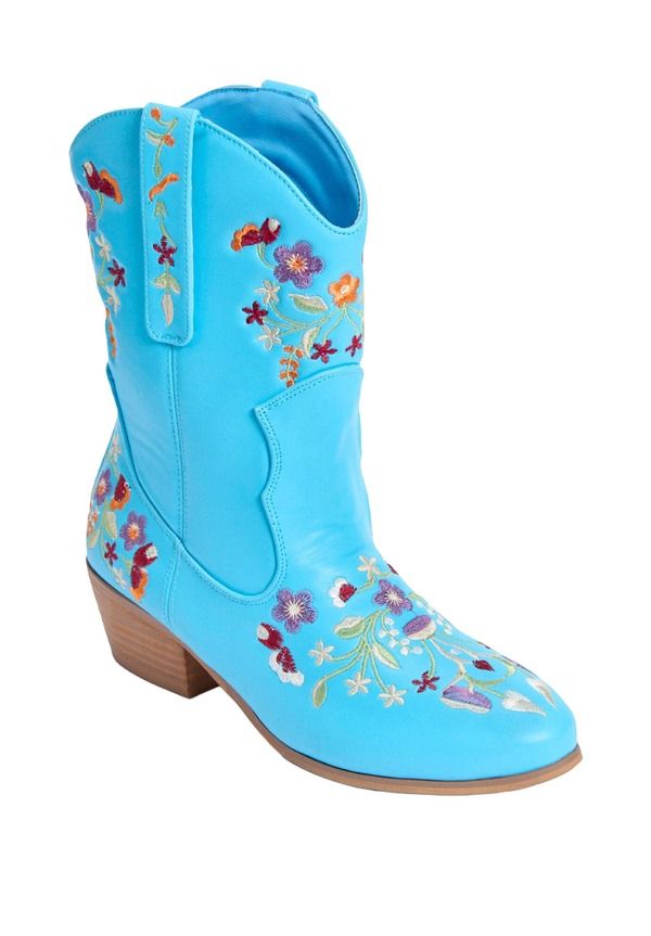 コンフォートビュー レディース シューズ ブーツ・レインブーツ Comfortview The Irma Wide Calf Booturquiose