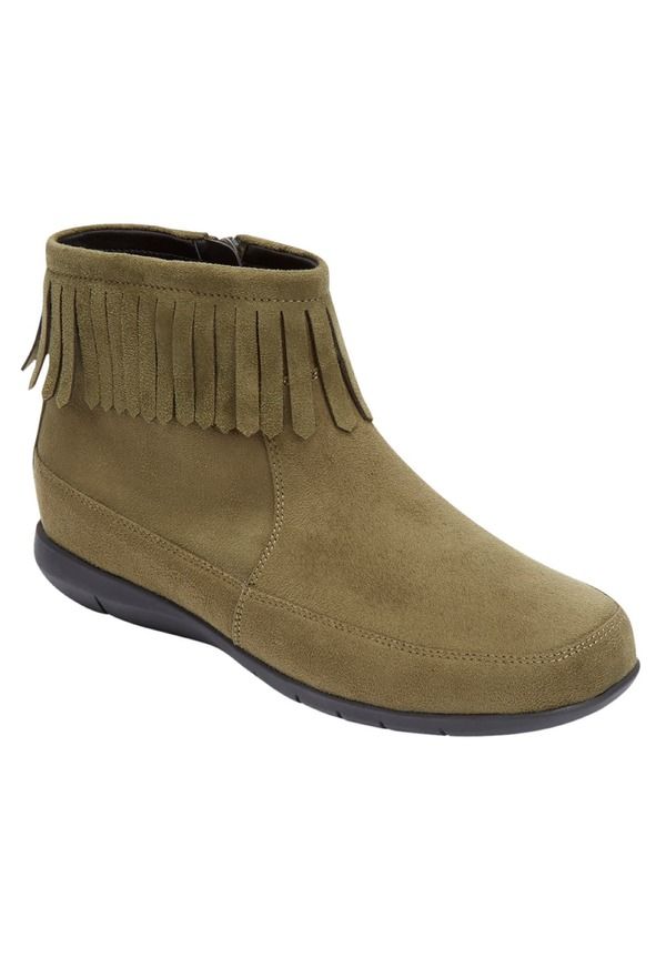 コンフォートビュー レディース シューズ ブーツ・レインブーツ Comfortview The Marion Shootie Dark Olive オリーブ 19,225円