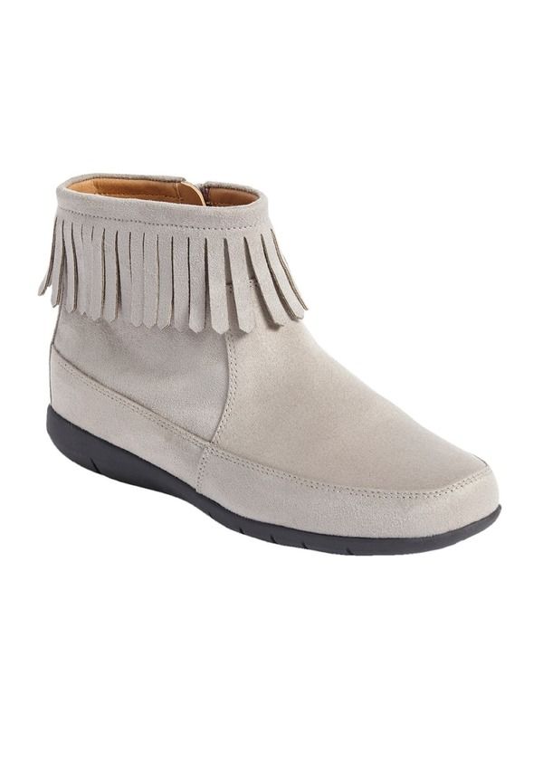 コンフォートビュー レディース シューズ ブーツ・レインブーツ Comfortview The Marion Shootie Light Pale Grey グレー