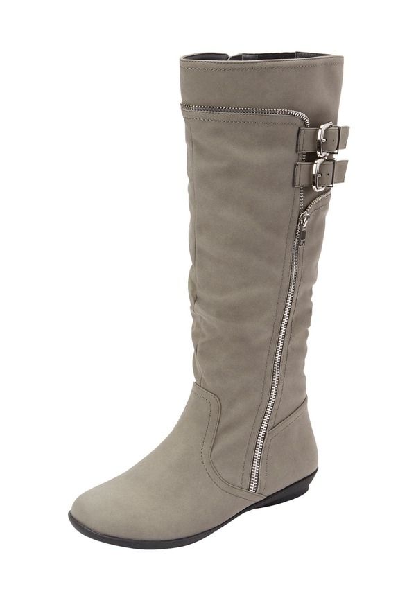 コンフォートビュー レディース シューズ ブーツ・レインブーツ Comfortview The Pasha WideCalf Boot Slate Grey スレート