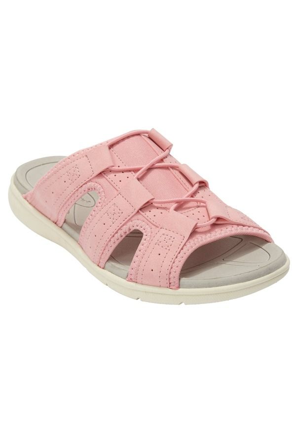 コンフォートビュー レディース シューズ サンダル Comfortview The Alivia Water Friendly Slip On Sandal Dusty Pink ピンク