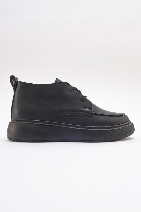 プロローグシューズ レディース ブーツ・レインブーツ アンクル Prologue Shoes Valve Ankle Boot Black Faux Leather ブラック