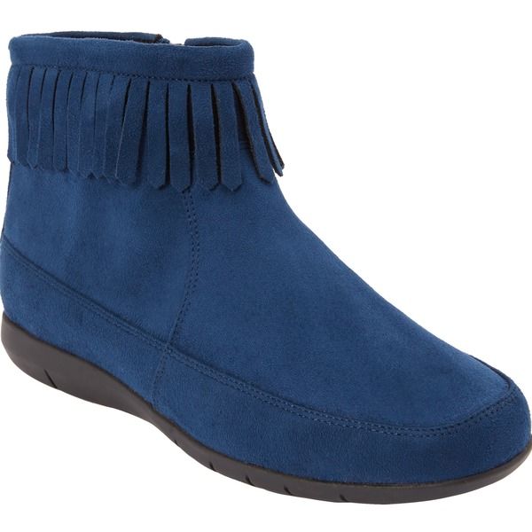 コンフォートビュー レディース シューズ ブーツ・レインブーツ Comfortview The Marion Shootie Dark Denim デニム