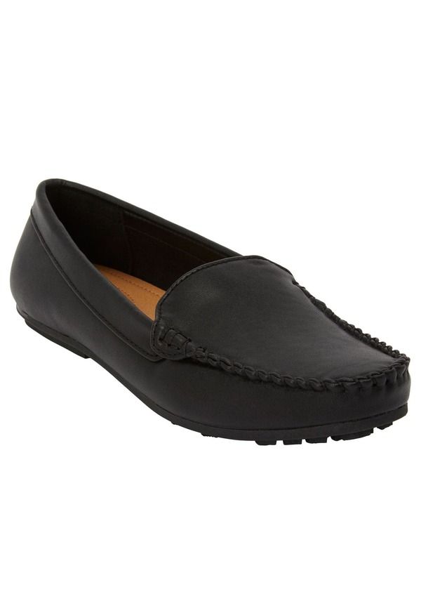 コンフォートビュー レディース シューズ パンプス Comfortview The Milena Slip On Flat Black ブラック