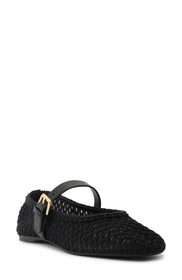 アレッツォ レディース シューズ パンプス Arezzo Abby Ballet Flat Black ブラック