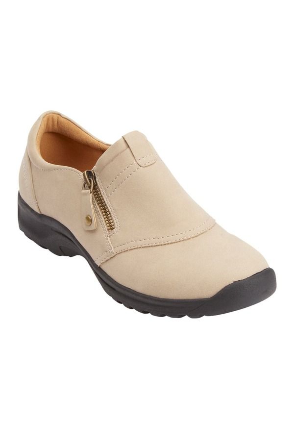 コンフォートビュー レディース シューズ スニーカー Comfortview The Aidan Flat New Oyster Pearl パール
