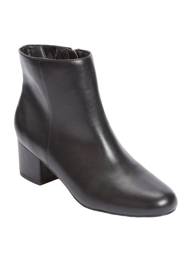 コンフォートビュー レディース シューズ ブーツ・レインブーツ Comfortview The Sidney Bootie Black ブラック