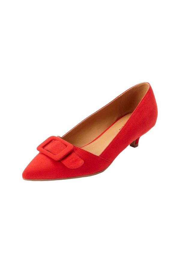 コンフォートビュー レディース シューズ ヒール Comfortview The Holland Pump Bright Ruby ルビー