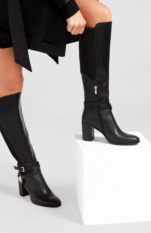 ベルアンドブルーム レディース シューズ ブーツ・レインブーツ Belle Bloom Breton Knee High Boot Black ブラック