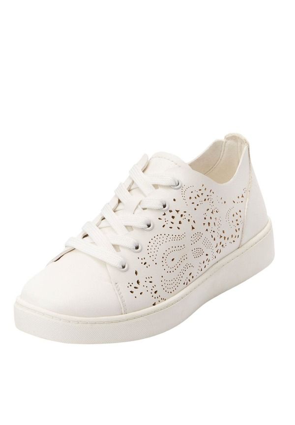 コンフォートビュー レディース シューズ スニーカー Comfortview The Leanna Sneaker White ホワイト