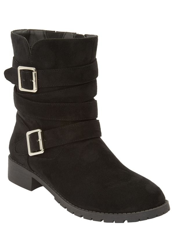 コンフォートビュー レディース シューズ ブーツ・レインブーツ Comfortview The Madi Boot Black ブラック