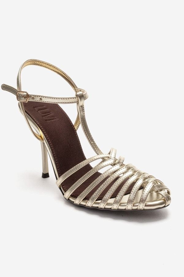 プロローグシューズ レディース ヒール Prologue Shoes Pasion Stiletto Pump Gold ゴールド