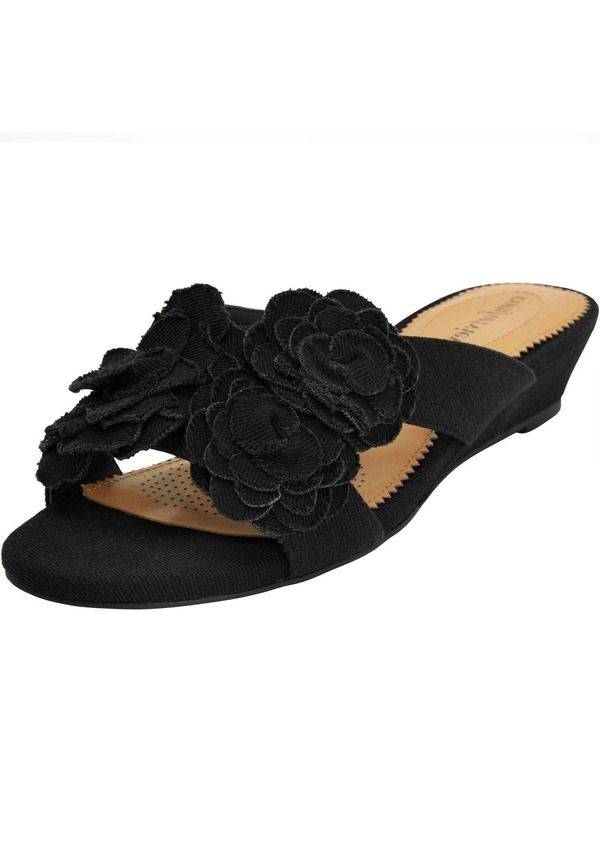 コンフォートビュー レディース シューズ パンプス Comfortview The Carmen Slip On Mule Black ブラック
