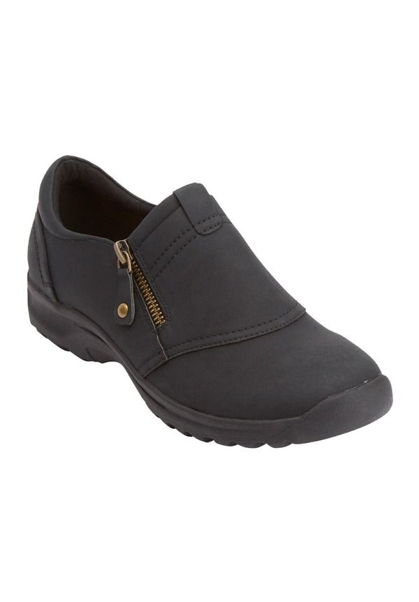 コンフォートビュー レディース シューズ スニーカー Comfortview The Aidan Flat New Black ブラック