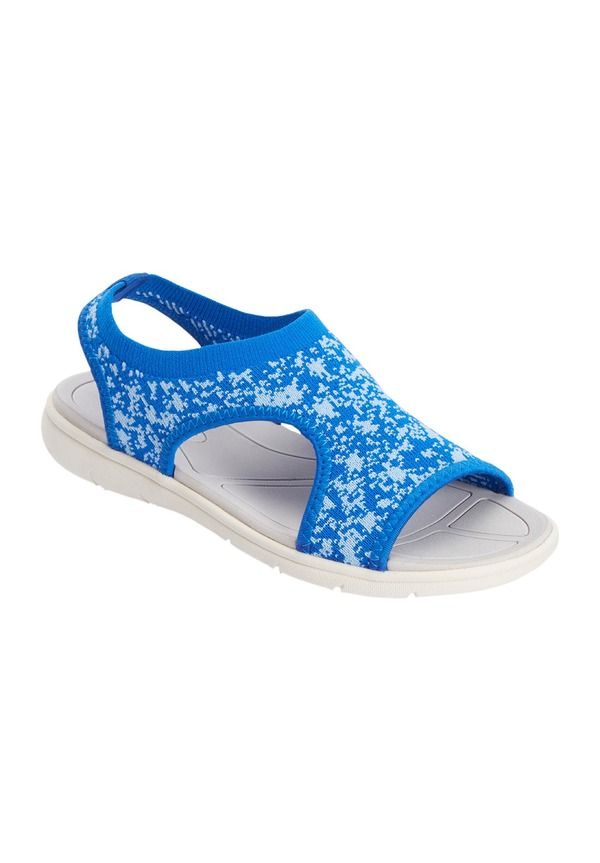 コンフォートビュー レディース シューズ ヒール サンダル Comfortview The Serafina Sandal Blue Multi ブルー