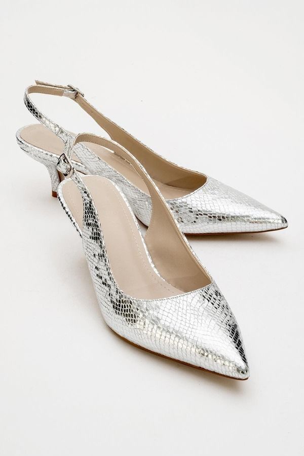 プロローグシューズ レディース ヒール Prologue Shoes Value Pointed Toe Pump Silver シルバー