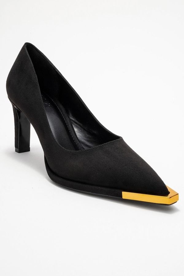プロローグシューズ レディース パンプス Prologue Shoes Liora Pointed Toe Pump Black Suede ブラック