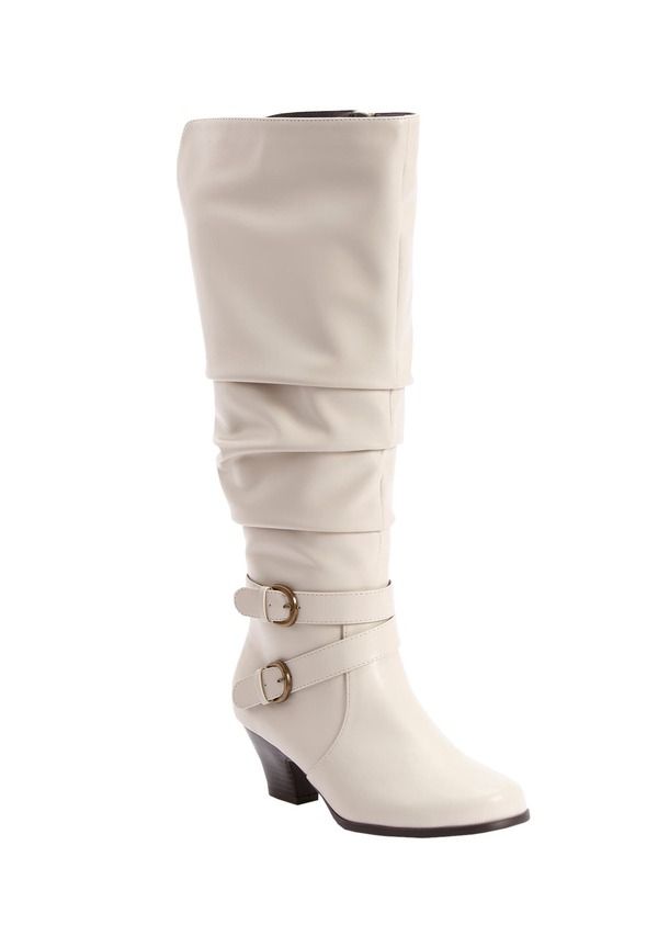 コンフォートビュー レディース シューズ ブーツ・レインブーツ Comfortview The Cleo Wide Calf Boot Winter White ホワイト
