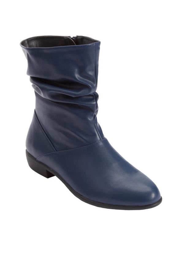 コンフォートビュー レディース シューズ ブーツ・レインブーツ Comfortview Madison Bootie Navy ネイビー
