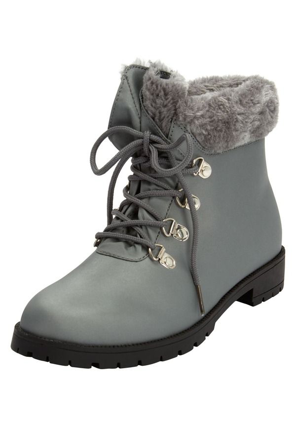 コンフォートビュー レディース シューズ ブーツ・レインブーツ Comfortview The Vylon Hiker Bootie Grey グレー