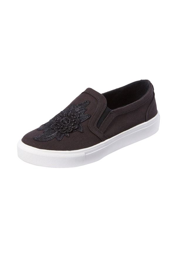 コンフォートビュー レディース シューズ スニーカー Comfortview The Skyla Slip On Sneaker Black ブラック